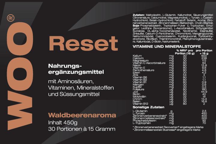 Image du produit Woo Remise à zéro (Baies sauvages, 1 pcs, 450 g)