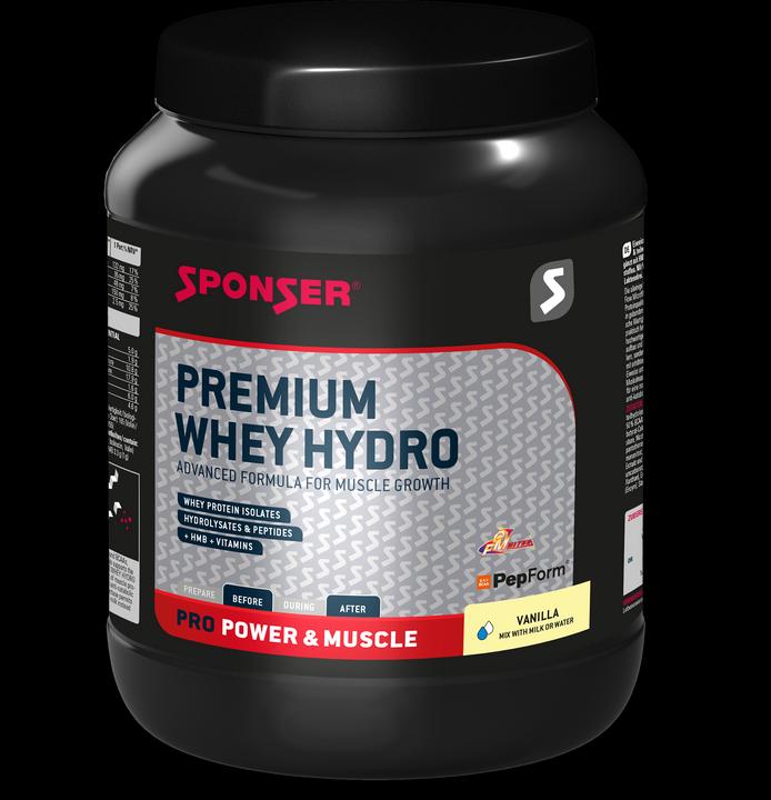 Actual product image Sponser Premium Whey Hydro (Vanilla, 1 pcs., 850 g)