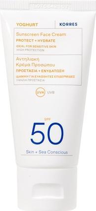 Produktbild Korres Yoghurt Sunscreen Face Cream SPF 50 (Sonnencreme, SPF 50, 50 ml)
