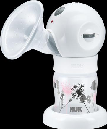 Actual product image NUK Luna electric comfort breastpump, 2-phase rhythm, infinitely variable suction strength control