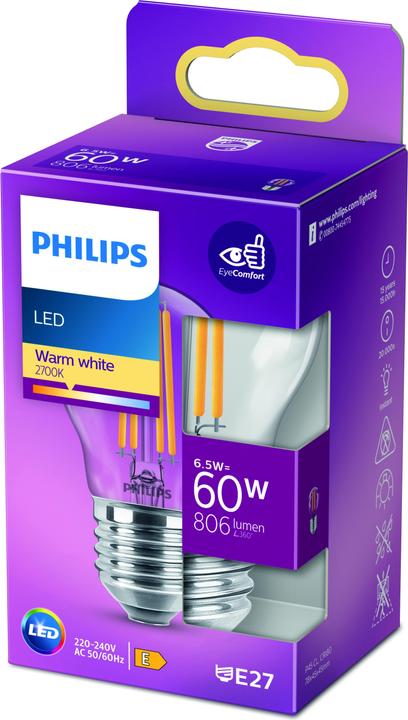 Produktbild Philips Lampe (E27, 6.50 W, 806 lm, 1 x, E)