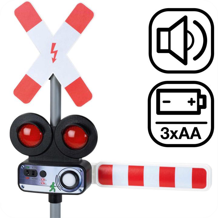 Actual product image Theo Klein level crossing with light and sound function
