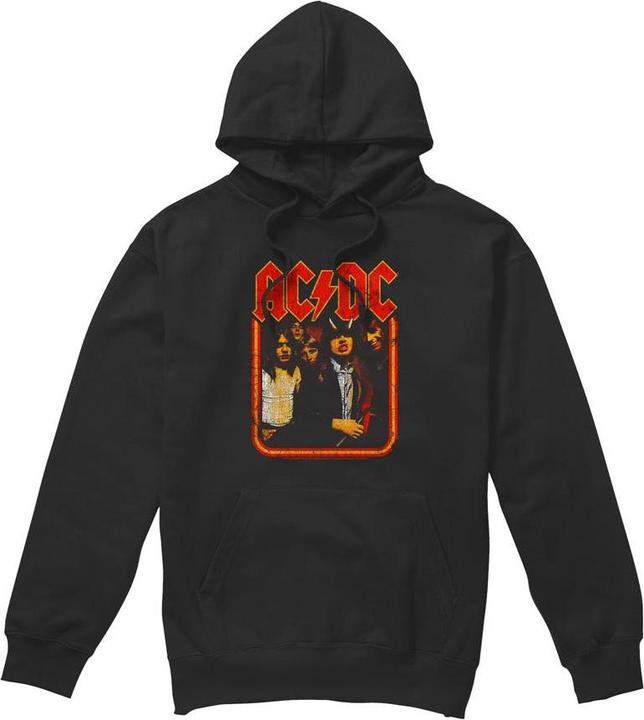 Immagine prodotto AC/DC Felpa con Cappuccio Group Distressed Uomo (S)