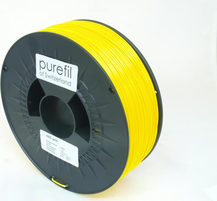 Productafbeelding Purefil FIlament (ABS, 1.75 mm, 1000 g, Geel)