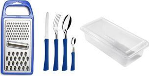 Actual product image Di Solle Inova Azure Blue 26-piece cutlery set (26 Piece, Cutlery set)