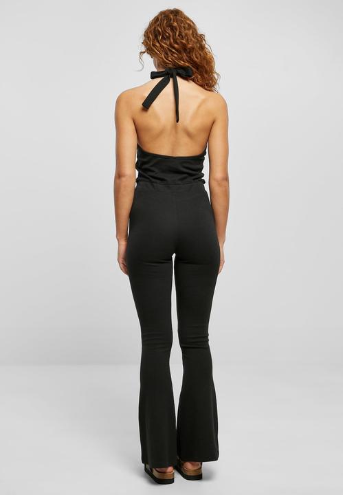 Actual product image Urban Classics Ladies stretch interlock halterneck jumpsuit - 71405 (XXL)