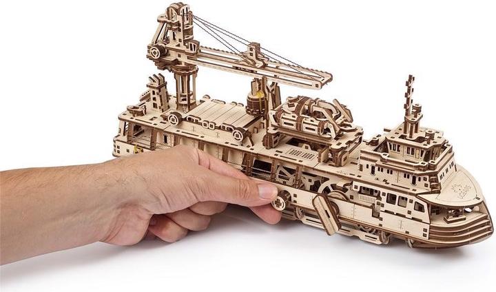 Actual product image Ugears Research vessel