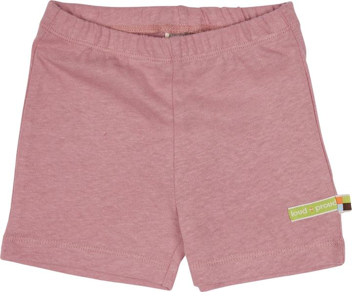 Produktbild loud + proud Kinder Shorts uni mit Leinen Aster (86)