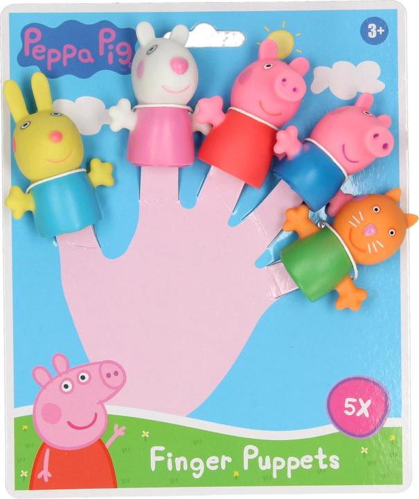 Actual product image Wins Holland Peppa Pig finger puppets, 5pcs.