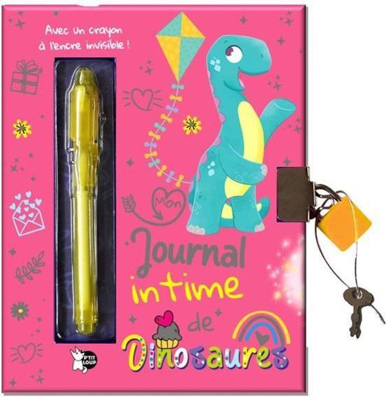 Produktbild Mon journal intime de dinosaures : avec un crayon à l'encre invisible (Collectif, Französisch)