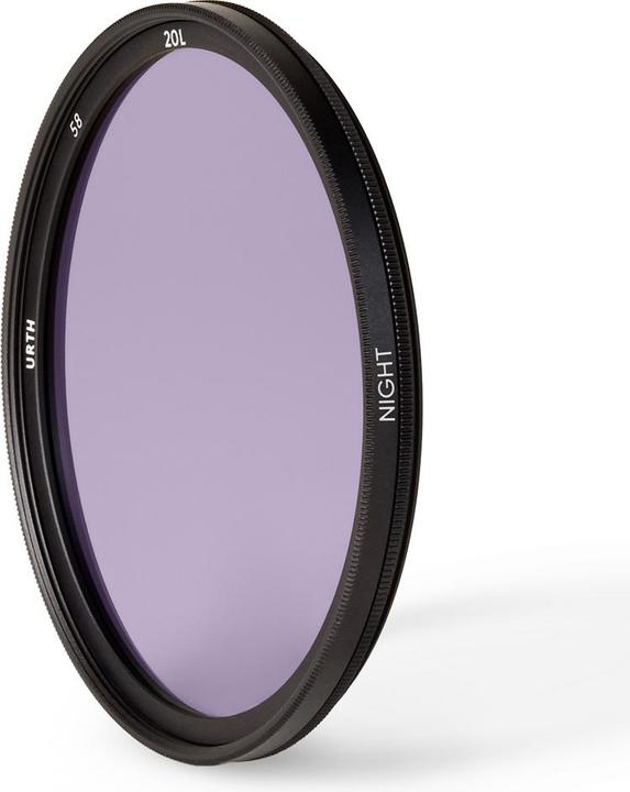 Image du produit Urth 58mm Filtre neutre pour objectif de nuit (Plus+) (Filtre de veilleuse, 58 mm)