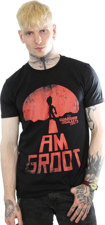 Image du produit - T-shirt GUARDIANS OF THE GALAXY AM GROOT RED - Homme (XL)