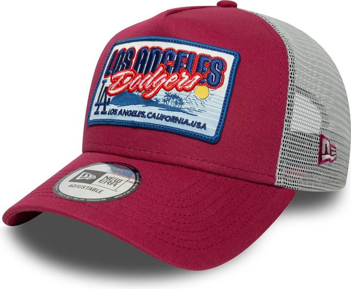 New Era A-Frame Trucker Cap - MLB Patch Los Angeles Dodgers (One Size)