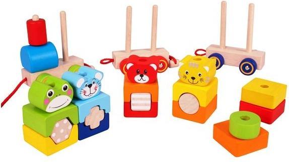 Image du produit Spielba Train de construction, avec 4 personnages