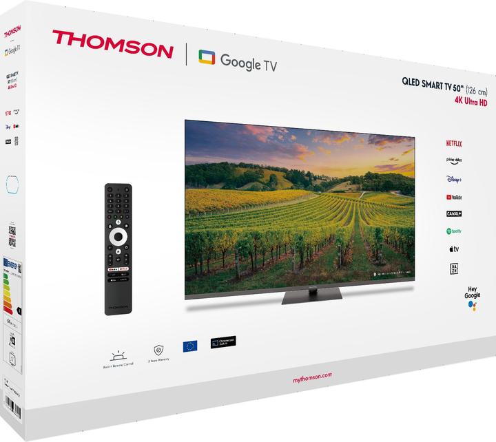 Immagine prodotto Thomson 50QG5C14 Tv QLed 50' Smart Google (50", QLED, 4K)