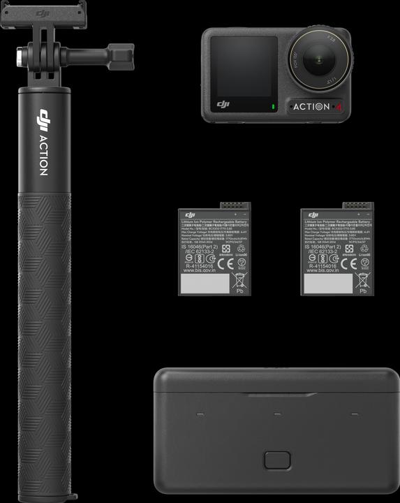 Image du produit DJI Osmo Action 4 Adventure Combo (120p, Bluetooth, WiFi)