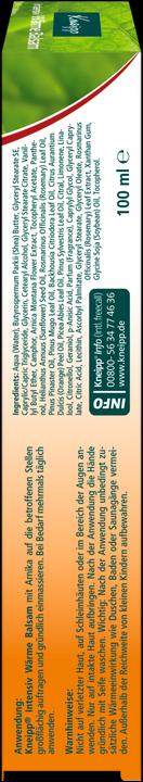 Image du produit Kneipp Baume chauffant "Muscles & sport" (1 x, 100 ml, 125 g)