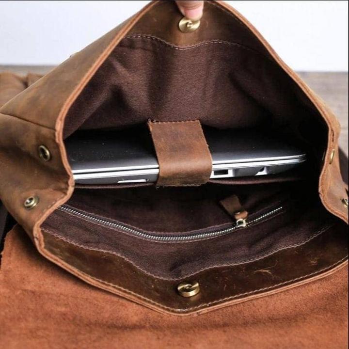 Actual product image Only-Bags.Store Leather Backpack, Brown Leather Backpack, Backpack, Men Leather Backpack, Hipster Backpack, Gifts
