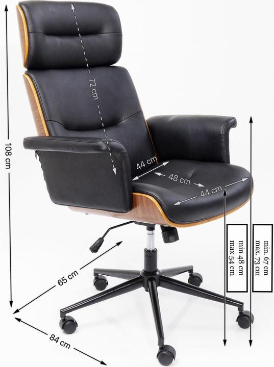 Immagine prodotto Kare Design Sedia girevole per ufficio Check Out