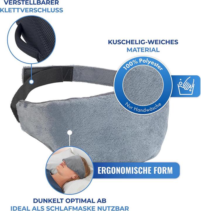 Produktbild Angela Bruderer Augenmaske 3-in-1 (Schlafmaske)