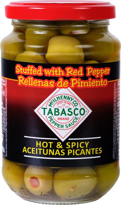 Actual product image Serpis Manzanilla olives with TABASCO (510 g)