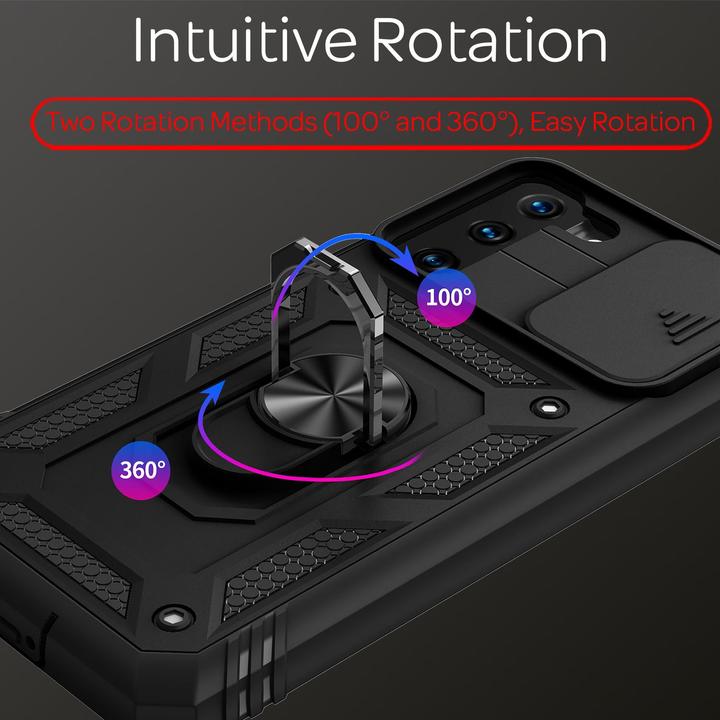 Actual product image Nalia Shockproof military style ring cover (Samsung Galaxy S21)