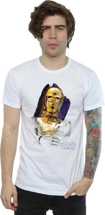 Immagine prodotto Star Wars The Last Jedi C-3PO Brushed Maglietta Uomo (XL)