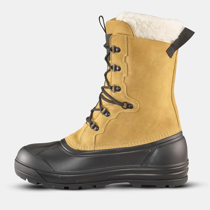 Image du produit Quechua Bottes de neige hommes cuir avec lacets chaud imperméable randonnée hivernale - SH900 (42)