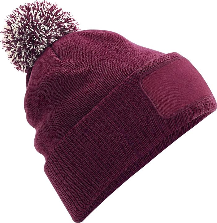 Beechfield Bommelmütze Snowstar bedruckbar (One Size)