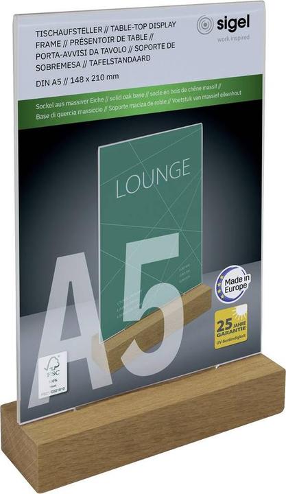 Immagine prodotto Sigel Supporto da tavolo (148 x 210 mm)