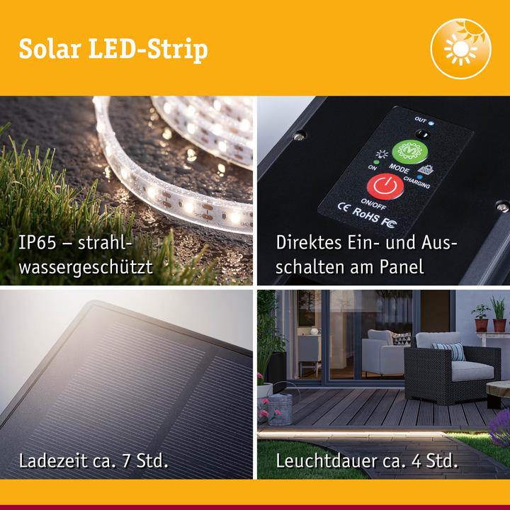 Actual product image Paulmann Solar Stripe (Warm white, 1000 cm, Indoor)