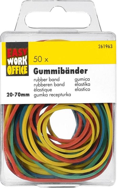 Actual product image Easy Work Rubber bands 20-70 mm 50 pieces (12 pcs.)