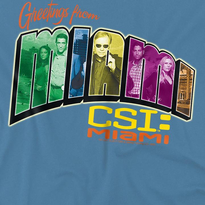 Produktbild CSI: Miami Greetings from Miami TShirt (L)