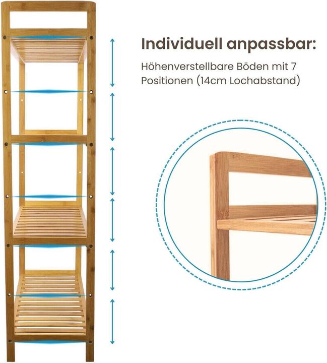 Actual product image Hermex Storage shelf (68 x 25 x 99 cm)