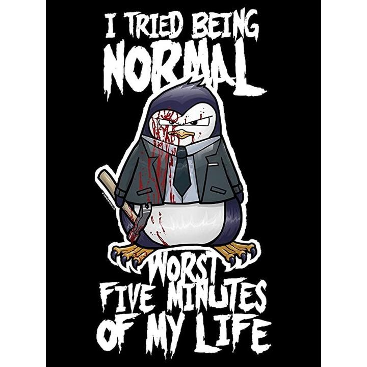 Produktbild Psycho Penguin TShirt I Tried Being Normal (XXL)