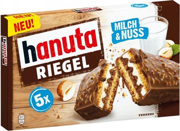 Produktbild Hanuta Nussriegel 5 Riegel (213 g)
