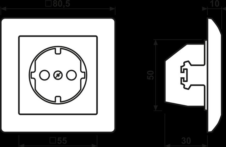 Actual product image JUNG SCHUKO socket outlet