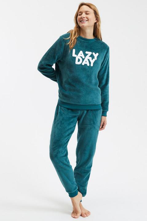 Image du produit So'home Pyjama en polaire avec écriture (42)