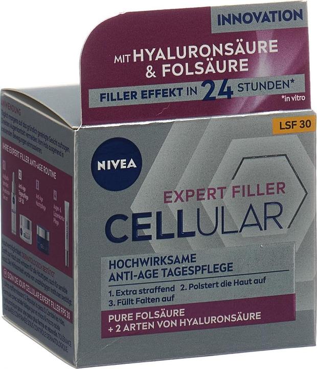 Image du produit NIVEA Cellulaire Expert Filler Soin de Jour Anti-Âge SPF 30 (50 ml, Crème de jour, SPF 30)