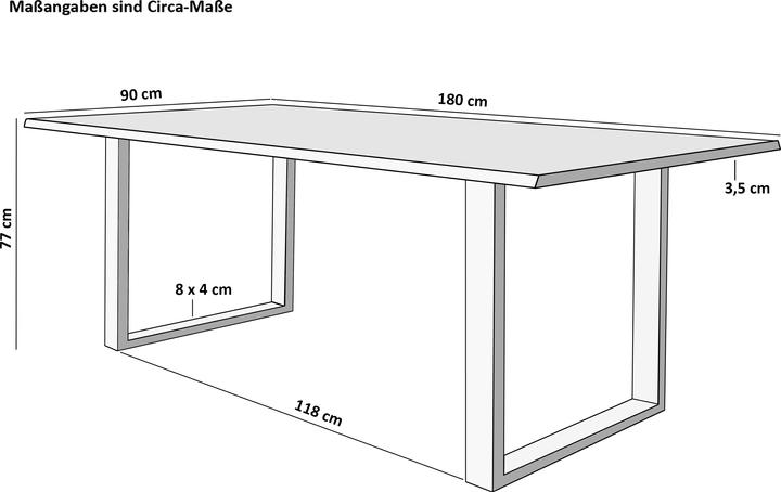 Produktbild SAM Milo (180 x 90 x 77 cm)