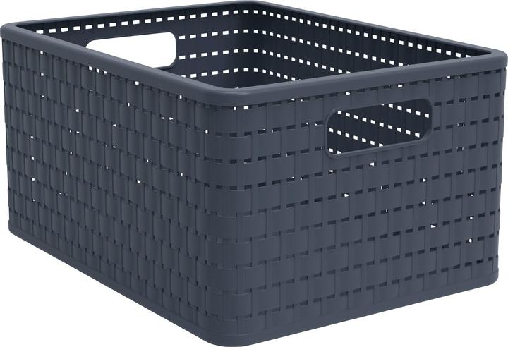 Rotho Basket Country, A4 111530621 18l, Iris dark blue (1 x)