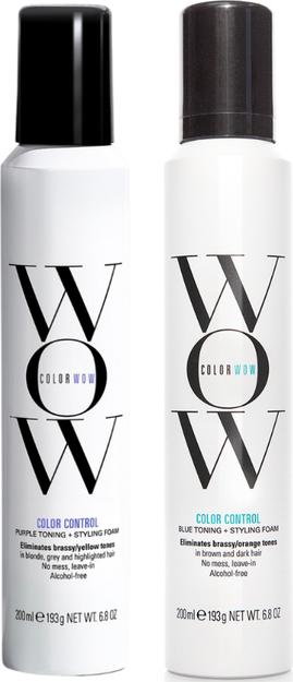 Immagine prodotto Color Wow Colour Control Purple Toning + Styling Foam (ond hair) - Schiuma colorante per lo styling - 200ml (200 ml, Agente schiumogeno)