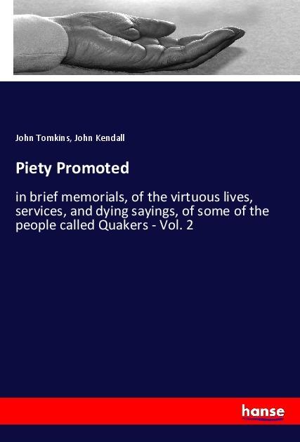 Immagine prodotto Piety Promoted (Tedesco, John Tomkins, John Kendall, 2018)