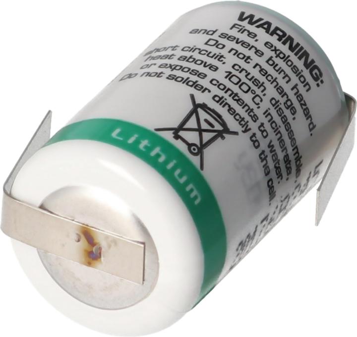 Produktbild Saft Batterie LS14250CNR, Size 1/2 AA, Lötfahnen Z-Form (1 Stk., AA, 1100 mAh)