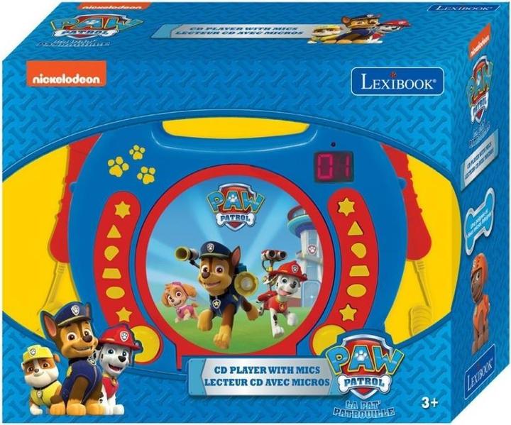 Actual product image Lexibook CD Player with Microphones Paw Patrol