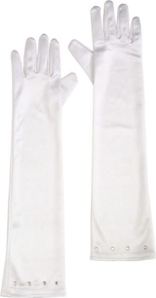 Produktbild Widmann Satin Handschuhe extra lang weiss (One Size)