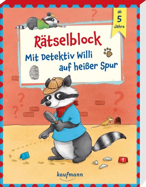 Produktbild Rätselblock - Mit Detektiv Willi auf heisser Spur (Deutsch, Stephanie Stickel, Laura Lamping, 2022)