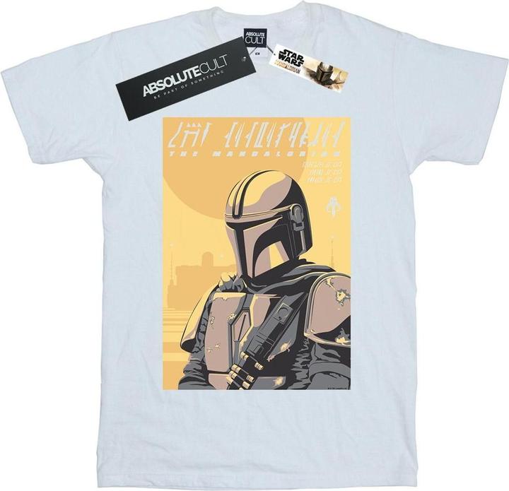 Star Wars The Mandalorian Art Poster TShirt Jungen