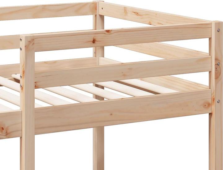 Immagine prodotto VidaXL Letto a soppalco con scrivania e scaffali (90 x 200 cm)