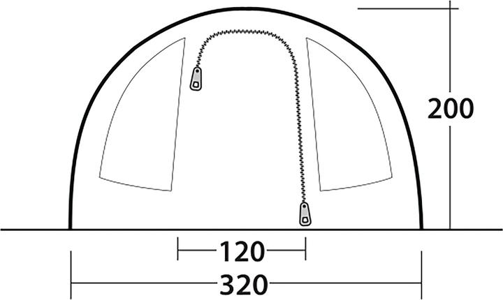 Actual product image Outwell Sky 5 (Tunnel tent, 15.60 kg, 5 persons)